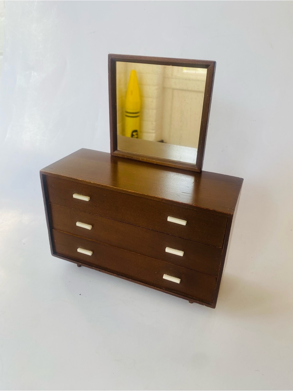 1958 Mattel MIJ Pre-Barbie MCM Dollhouse Dresser w/Mirror